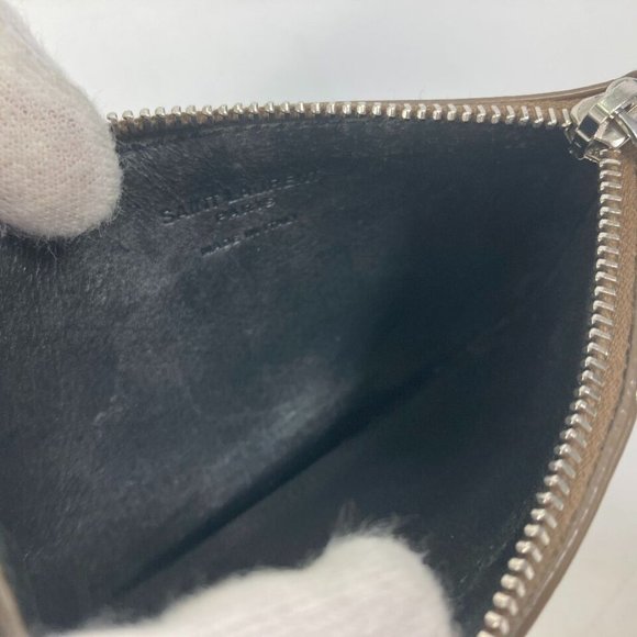 SAINT LAURENT PARIS Compact wallet Fragment case Wallet Coin Compartment Purse - Picture 9 of 16